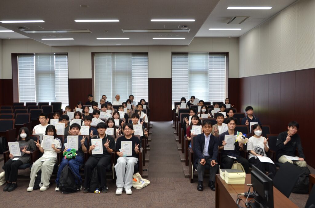 ３、４年次生の受賞者